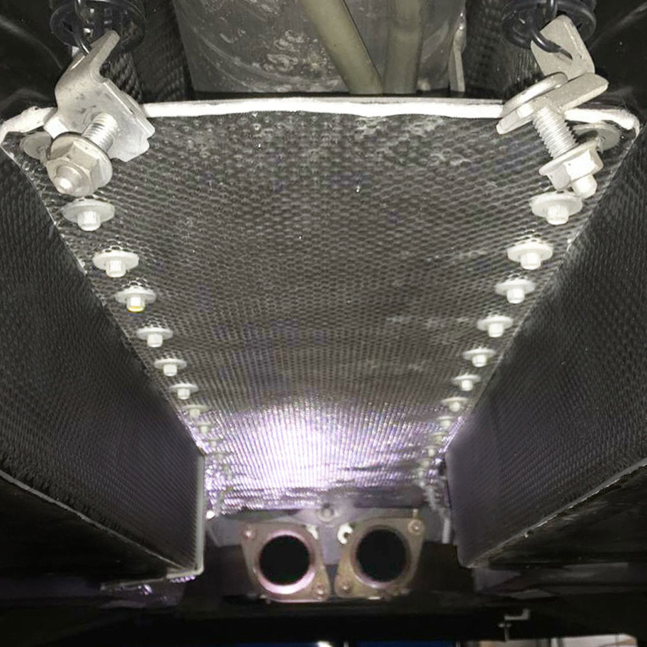 DEI 050531 Transmission Tunnel Shield CORVETTE C6 Transmission Tunnel Side Thermal Shield Kit Photo-0