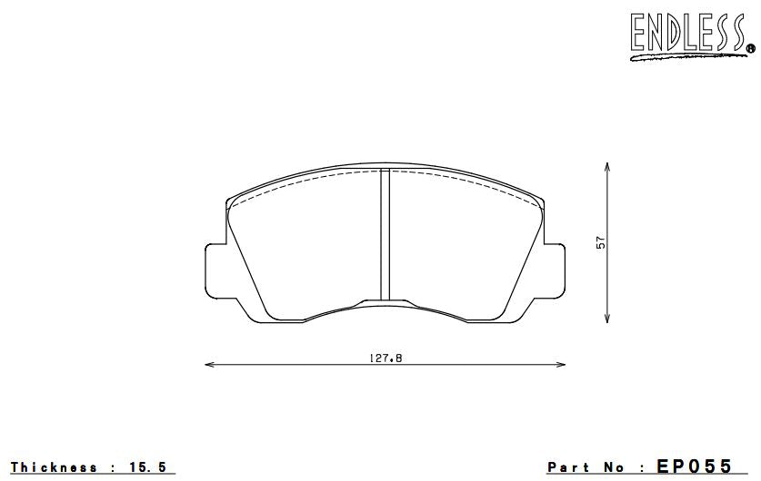 ENDLESS EP055SSY Brake pads Photo-0