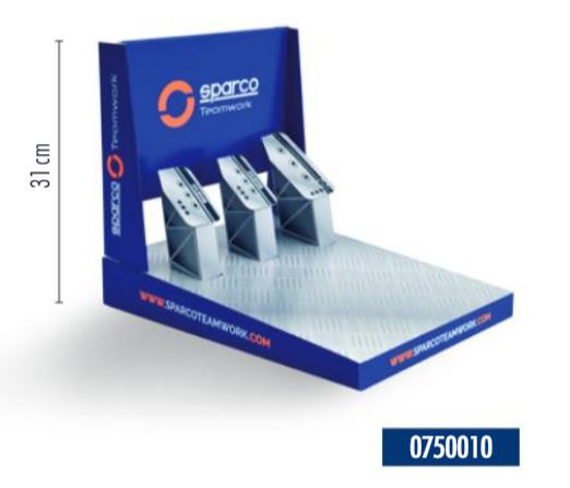 SPARCO 0750010 Counter display “PEDAL SET”, for 1 shoe TEAMWORK Photo-0
