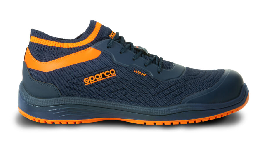 SPARCO 0752543BMAF Mechanic shoes LEGEND, navy blue/orange, size 43 Photo-0 