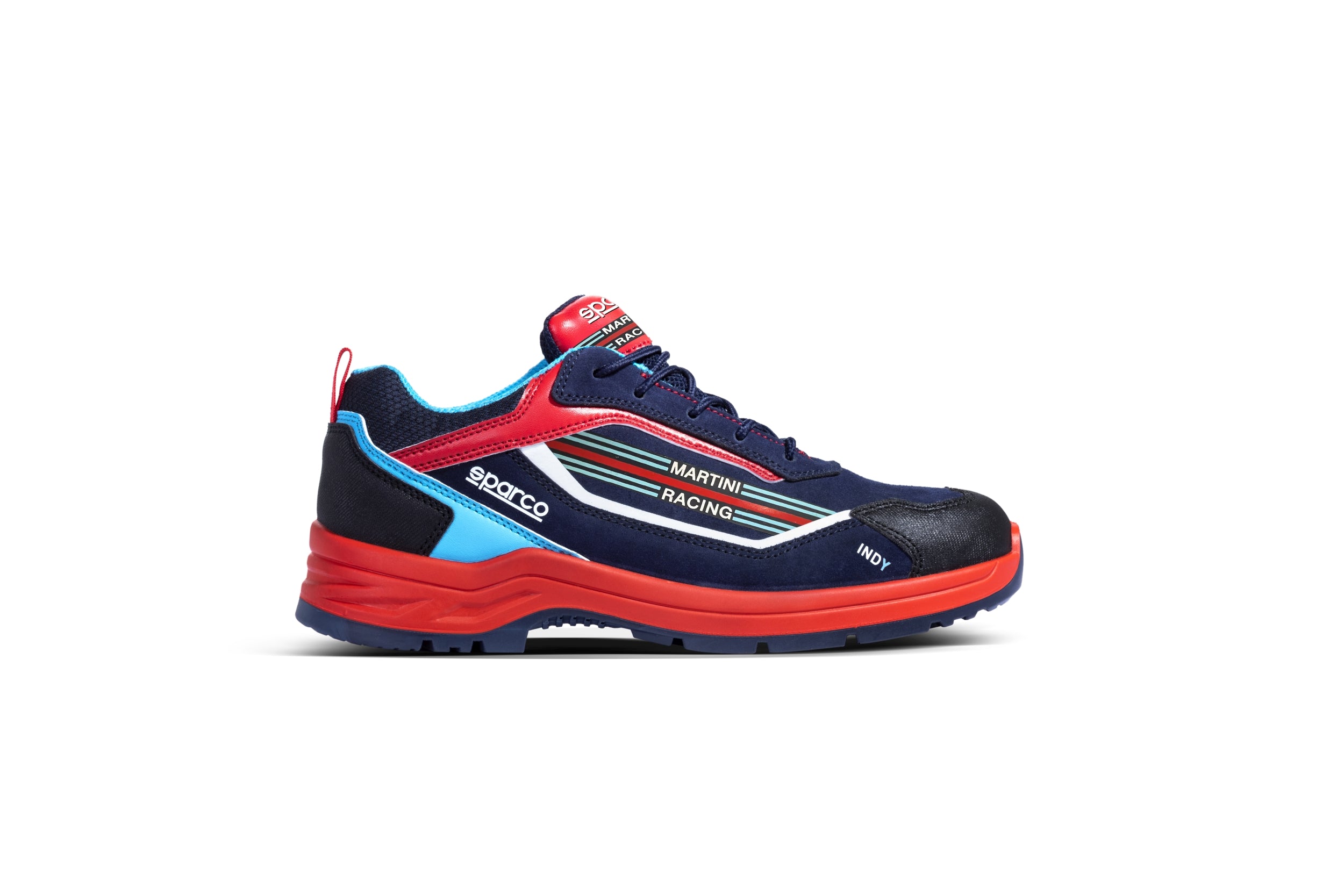 SPARCO 07537MR43BMRS Indy ESD S3 MARTINI RACING Shoes, navy blue/red, size 43 Photo-2