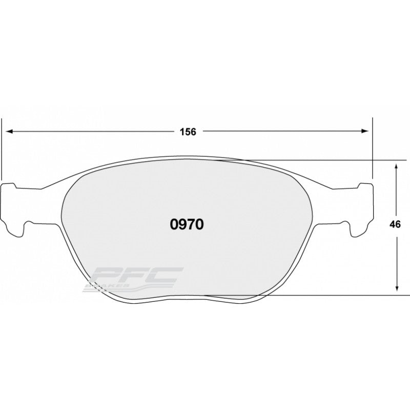 PFC 0970.333.17.44 Front Brake Pads for FORD Fiesta Mk 5 ST150 2005-2012 (333 Compound, 17 mm) Photo-0