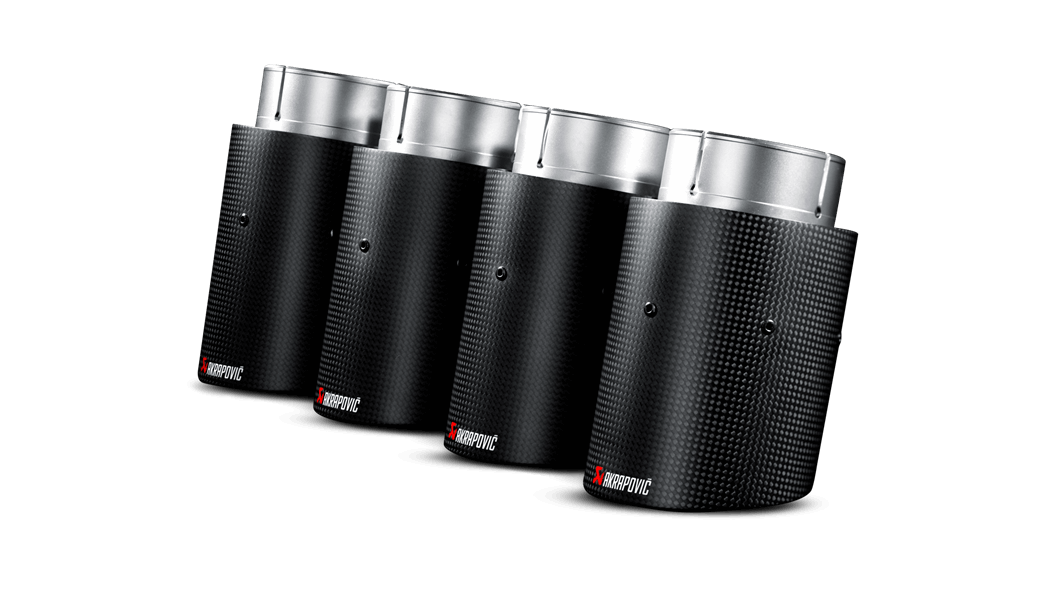AKRAPOVIC TP-CT/10 Tail pipe set BMW M5 F10/F13 M6 (Carbon) Photo-1
