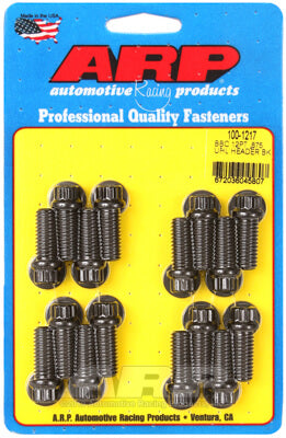 ARP 100-1217 Header Bolt & Stud Kit for Chevrolet Big Block. 0.875˝ UHL. 8740. 12pt Photo-0