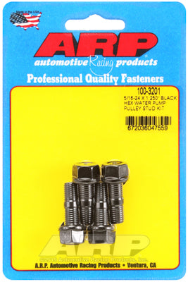 ARP 100-3201 Water Pump Pulley Stud Kit for 5/16-24 X 1.250˝. 8740. black oxide. hex Photo-0