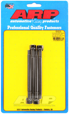 ARP 100-3215 Water Pump Pulley Stud Kit for 5/16-24 X 4.500?. 8740. black oxide. hex (fits 3.250? fan spacer) Photo-0