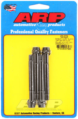 ARP 100-3225 Water Pump Pulley Stud Kit for 5/16-24 X 3.250˝. 8740. black oxide. 12pt (fits 2.000˝ fan spacer) Photo-0