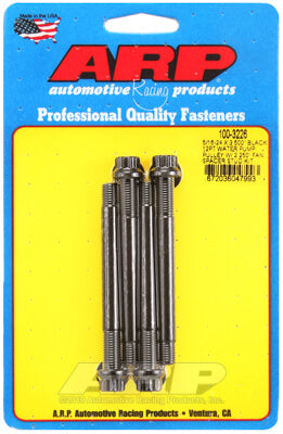 ARP 100-3226 Water Pump Pulley Stud Kit for 5/16-24 X 3.500?. 8740. black oxide. 12pt (fits 2.250? fan spacer) Photo-0
