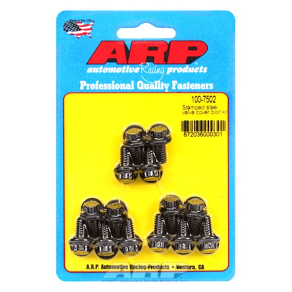 ARP 100-7502 Valve Cover Bolt Kit for Stamped steel covers. 8740. 12pt Photo-0