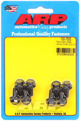 ARP 100-7505 Valve Cover Bolt Kit for Stamped steel covers. 8740. hex Photo-0