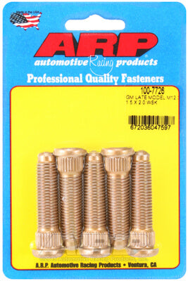 ARP 100-7726 Wheel Stud Kit for GM Late Model. M12 X 1.5. 2.000? UHL Photo-0