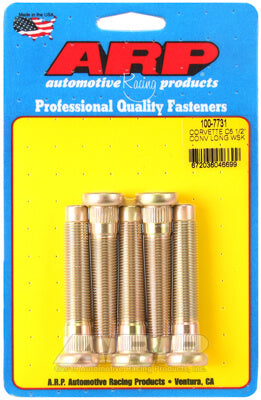 ARP 100-7731 Wheel Stud Kit for Corvette C5. 1/2˝ conversion. Long. (1997-2004) Photo-0