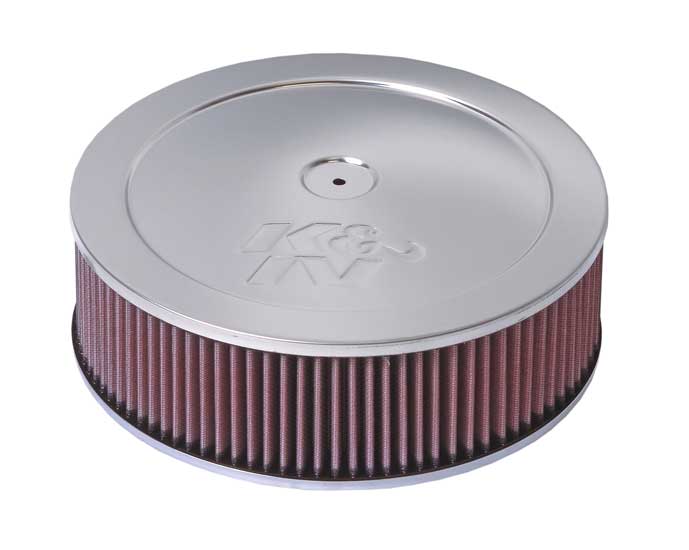 K&N 60-1180 Round Air Filter Assembly 5-1/8"FLG,11"OD,4-3/4"H,W/VENT Photo-0