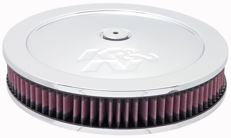 K&N 60-1170 Round Air Filter Assembly 5-1/8"FLG,11"OD,3-1/4"H,W/VENT Photo-0