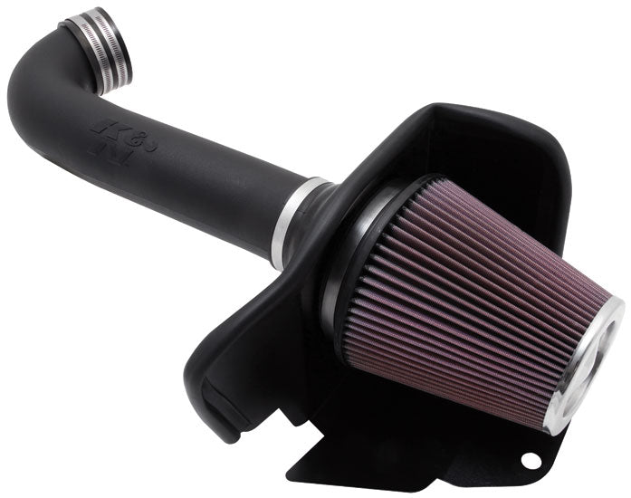 K&N 63-1563 Performance Air Intake System AIRCHARGER; JEEP GRAND CHEROKEE 5.7L, 2011-2014 Photo-0