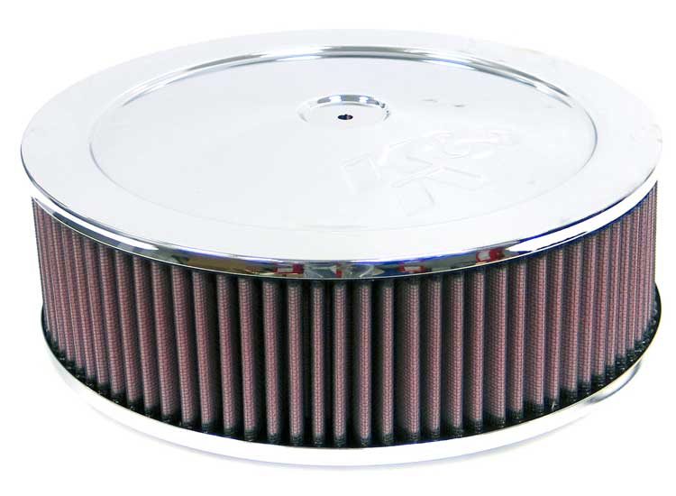 K&N 60-1050 Round Air Filter Assembly 3-1/16"FLG,7"D;3"H ASSY.W/VENT Photo-0