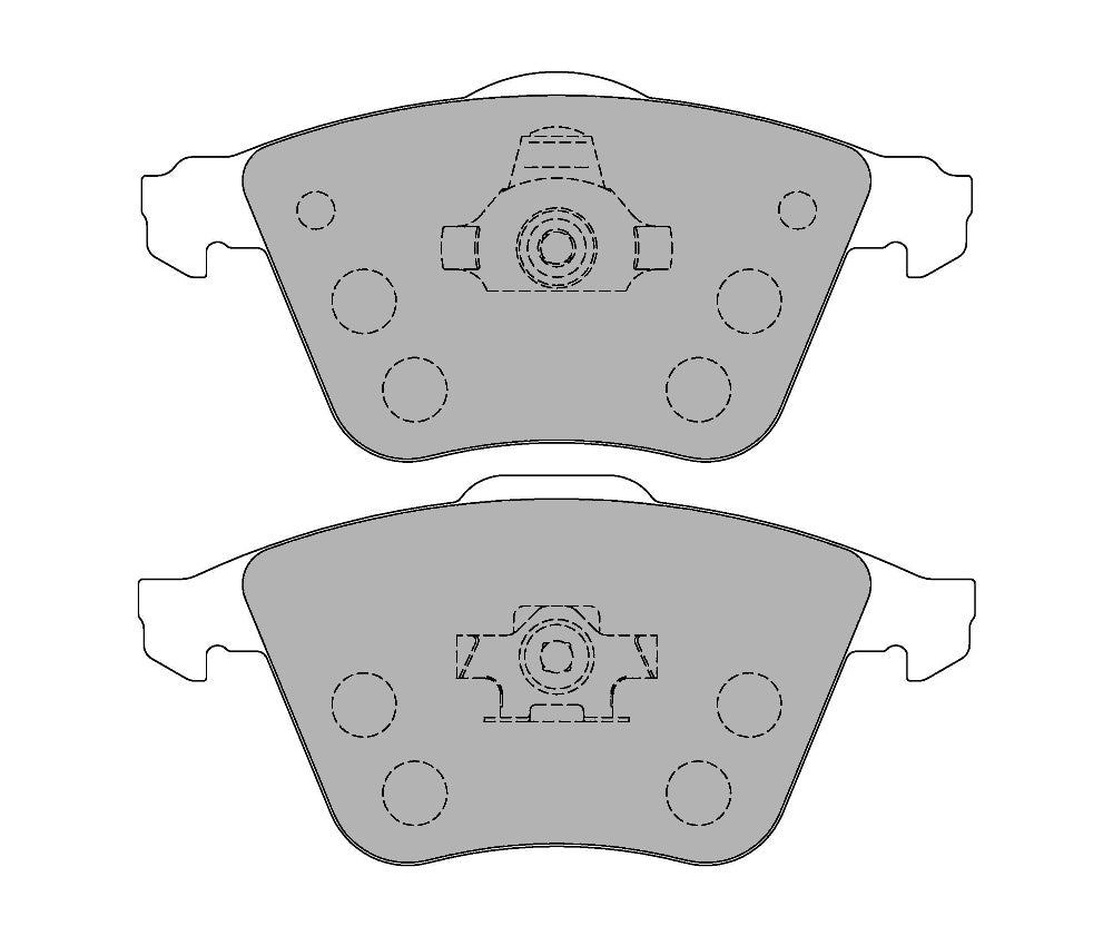 FERODO FCP1706W Front Brake Pads DS1.11 for FORD Focus ST (Mk2) Photo-0