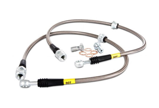 STOPTECH 950.66002 Front Stainless Steel Brake Line Kit CADILLAC/CHEVROLET Avalanche/Escalade/Escalade ESV/Sierra 1500 2007-2020 Photo-0