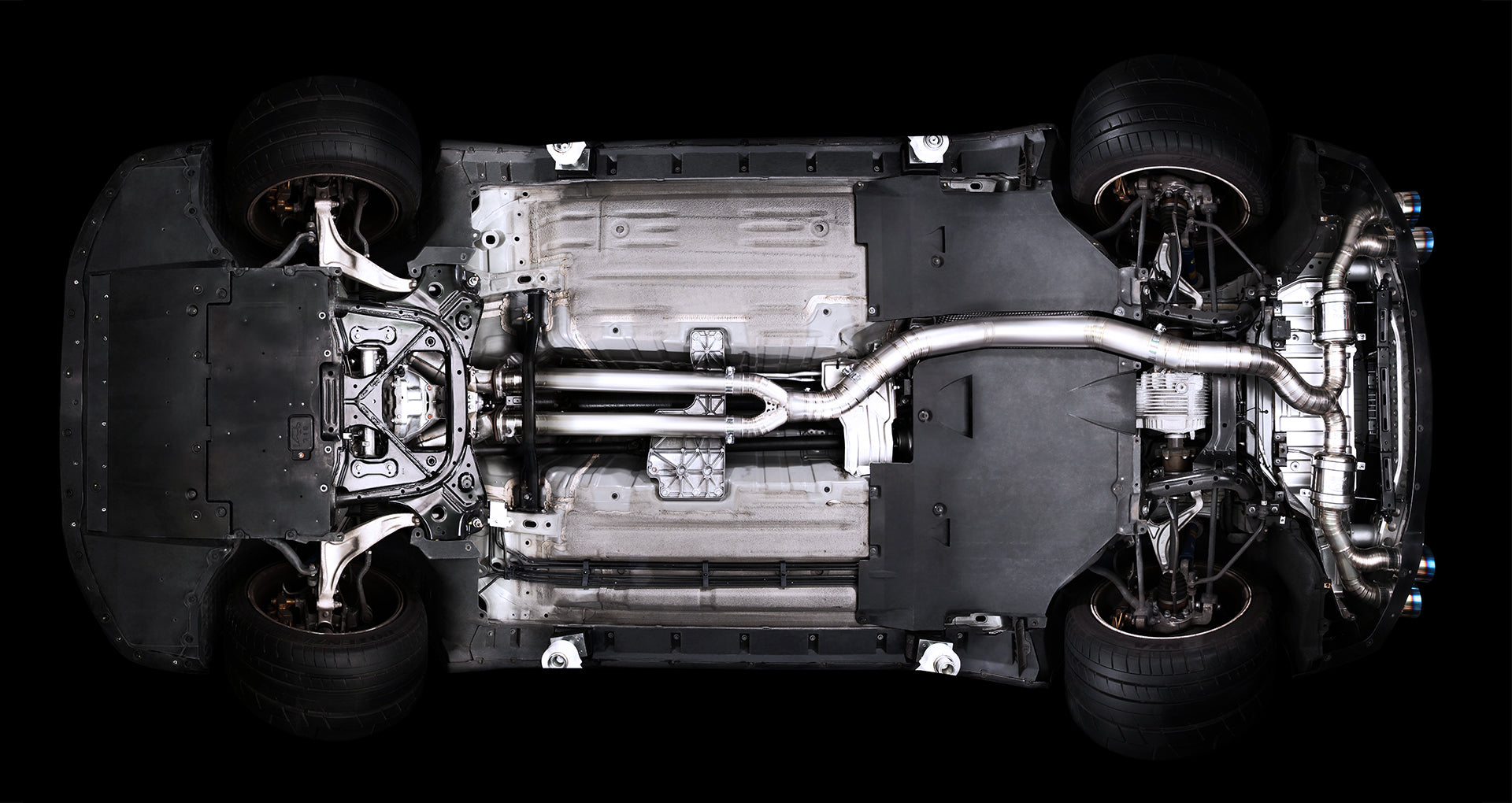 TOMEI TB6070-NS01A Expreme Ti exhaust (102 mm) include Y-pipe for NISSAN R35 GT-R (titanium) Photo-0