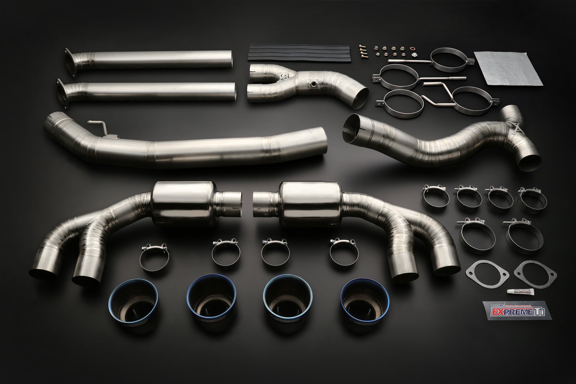 TOMEI TB6070-NS01A Expreme Ti exhaust (102 mm) include Y-pipe for NISSAN R35 GT-R (titanium) Photo-2