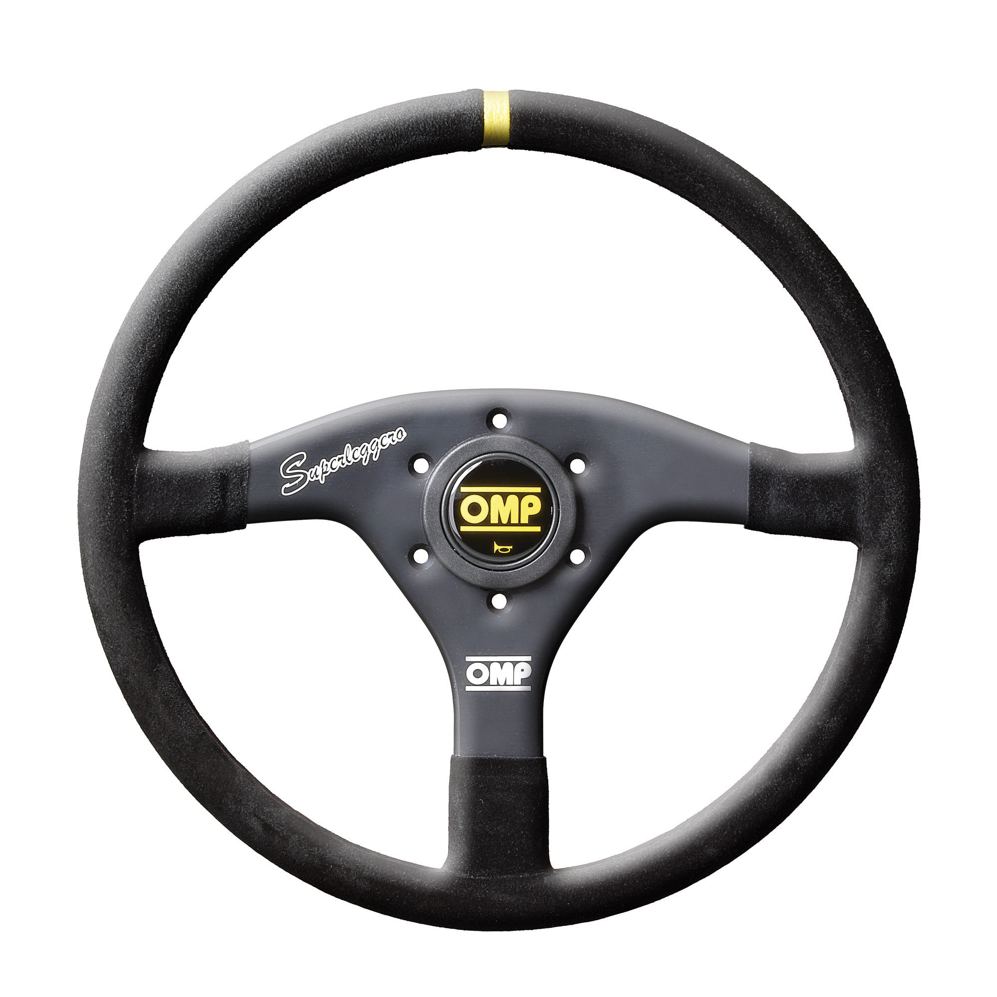 OMP OD0-2035-071 (OD/2035/N) Steering wheel VELOCITA SUPERLEGGERO, suede, black, diam.350mm, reach 0mm Photo-0