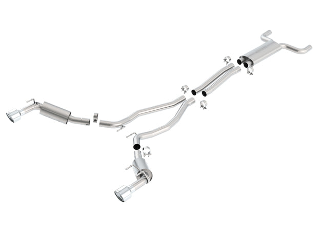 BORLA 1014031 Cat Back Exhaust System CAMARO 10- 12 6.2L V8 EC APP Photo-0