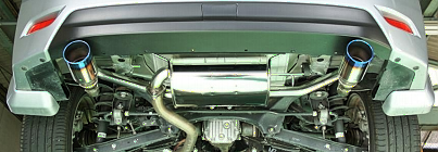 HKS 32018-AF013 Double-sided Exhaust Tips Legamax Premium for IMPREZA SPORT (DBA-GP7) Photo-0