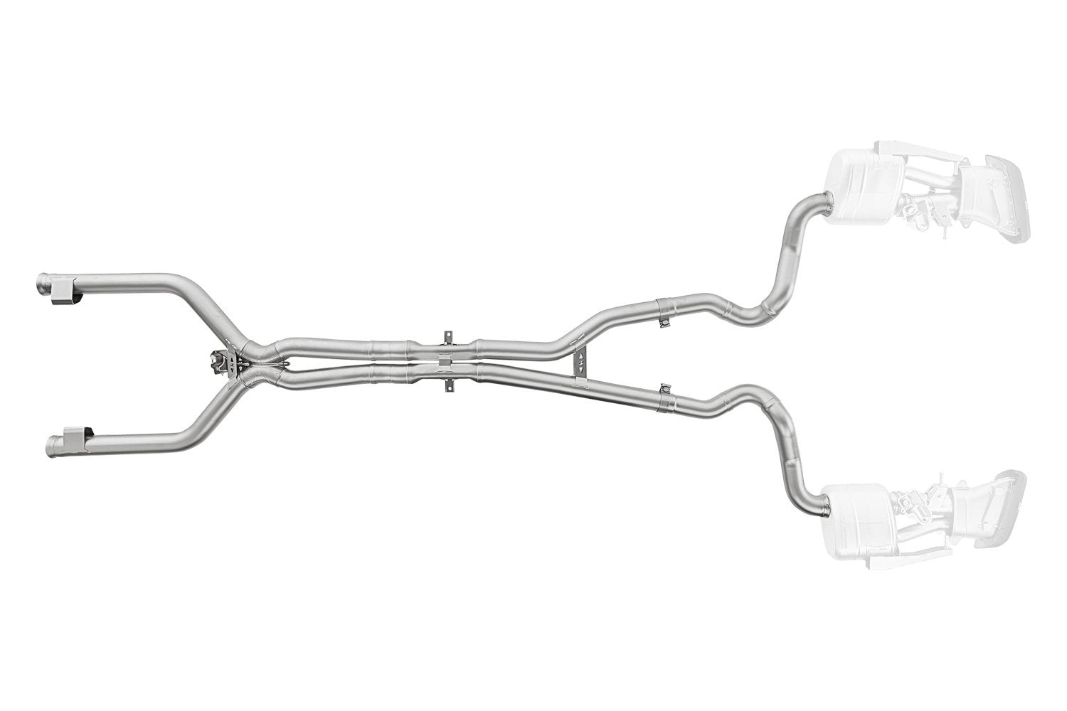 AKRAPOVIC E-ME/T/3 Evolution Link Pipe Set (Titanium) MERCEDES-AMG C 63 Coupé (C205) 2016-2018 ECE Type Approval Photo-0