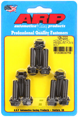 ARP 108-2202 Pressure Plate (Clutch Cover) Bolt Kit for Honda DOHC. B Series. hex. 9 pieces Photo-0