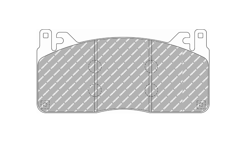 FERODO FCP4835H Front Brake Pads DS2500 for FORD Mustang 5.2 V8 Shelby GT350 Photo-0