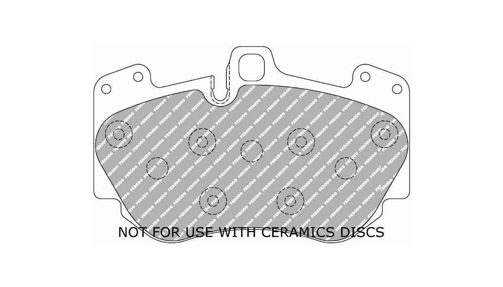 FERODO FCP4467H Front Brake Pads DS2500 for AUDI RS4 (B7 / B8) / RS5 (8T) / R8 (42) Photo-0