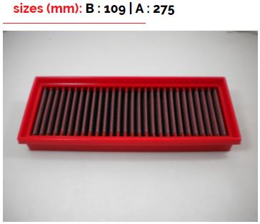 BMC FB809/20 109X275 PANEL AIR FILTER Photo-0