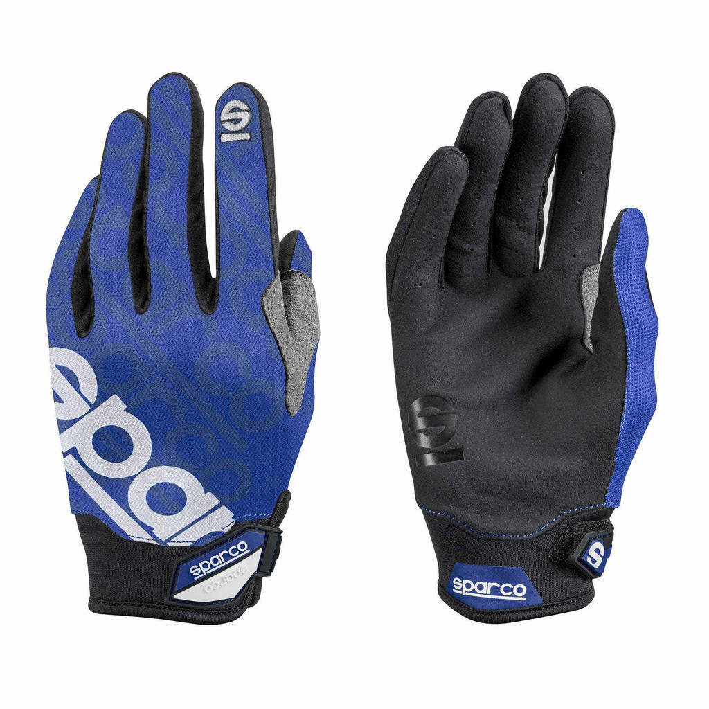 SPARCO 002093AZ3L Meca-3 Mechanics Gloves, blue, size L Photo-0