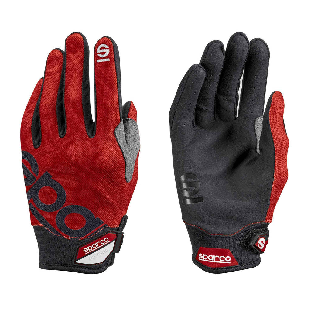 SPARCO 002093RS1S Mechanics Gloves Meca-3, Red, Size S Photo-0