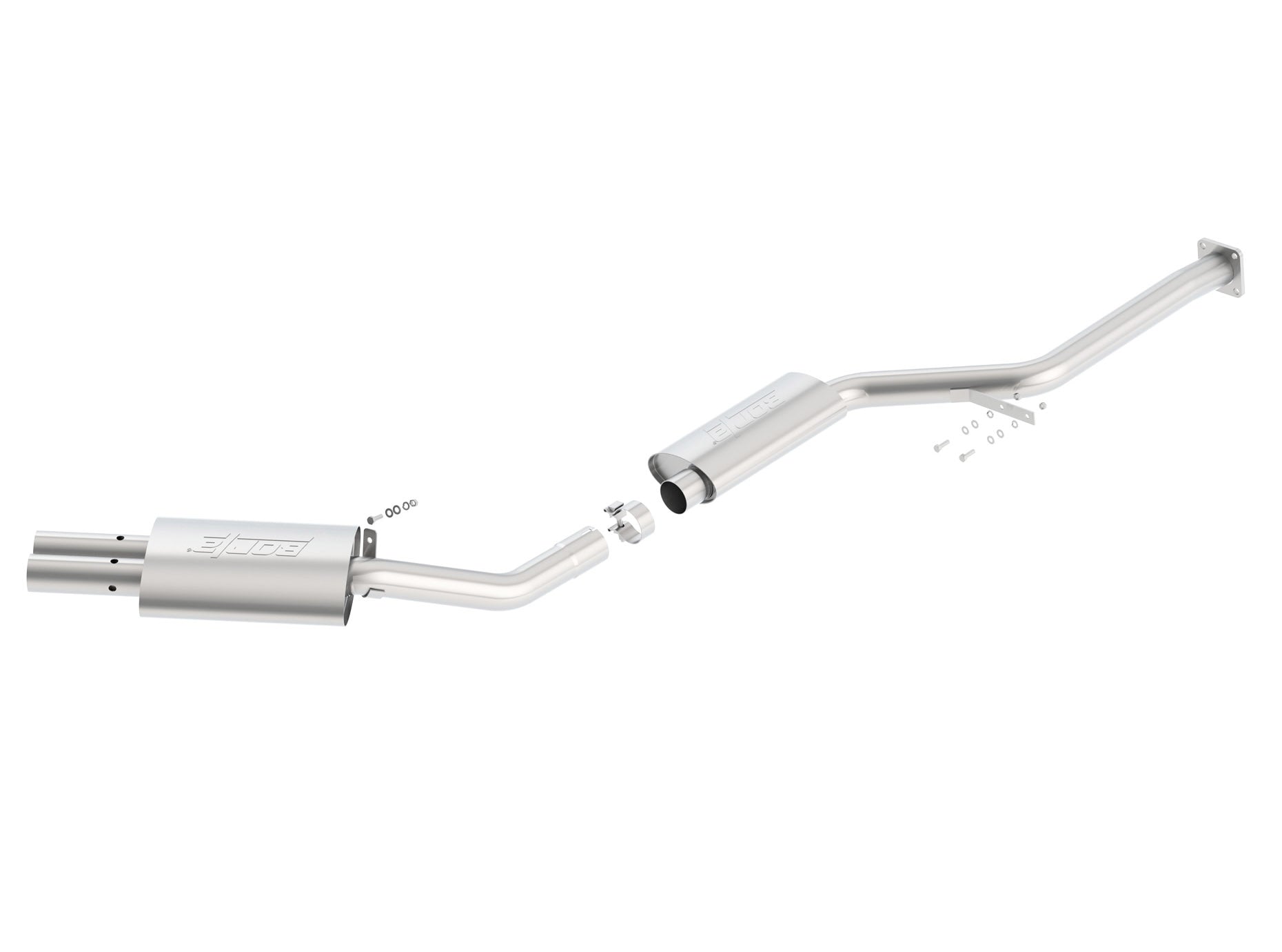 BORLA 140567 Cat Back Exhaust System, 928 4.5L V8 RWD Tip №25 1978, sound Touring Photo-0