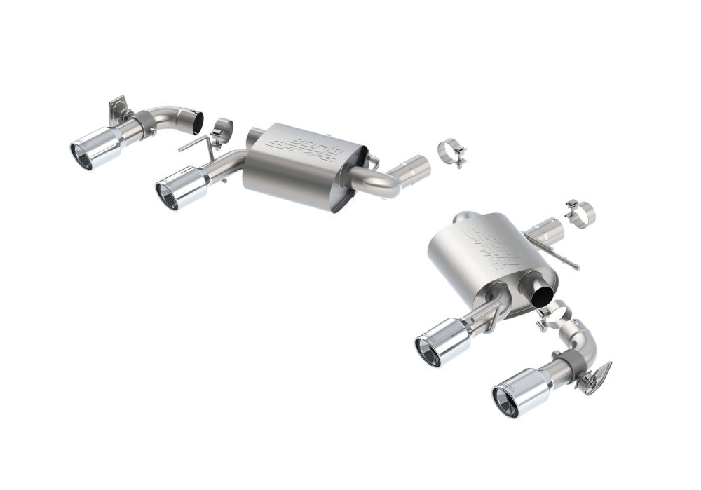 BORLA 11924 Rear Section, CAMARO SS V8-6.2L, Tip №47 -With the system NPP, 2016, sound S-TYPE Photo-0