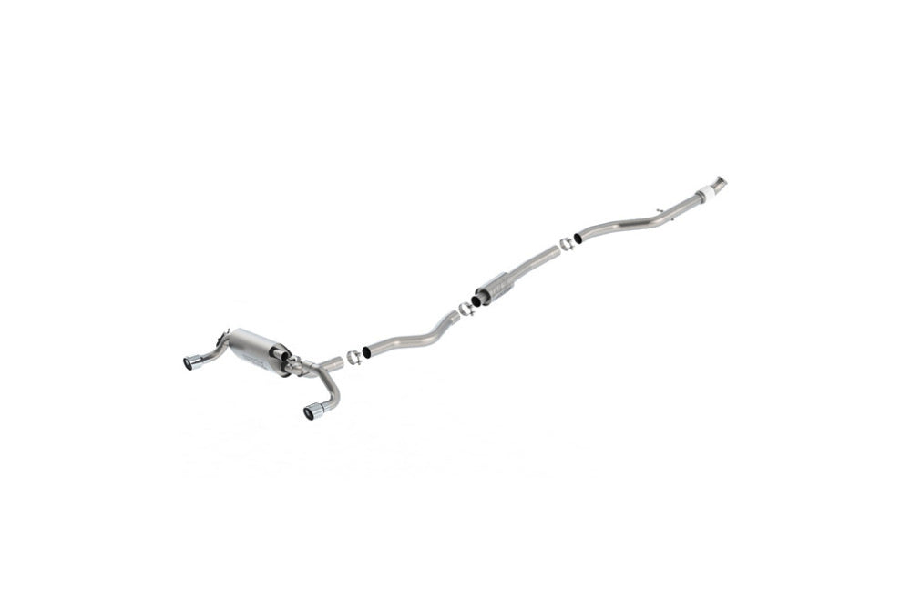 BORLA 140580 Cat Back Exhaust System, 35i / xi (F30 / F34) L6-3.0L (turbo) N55, 2012-16, sound ATAK Photo-0