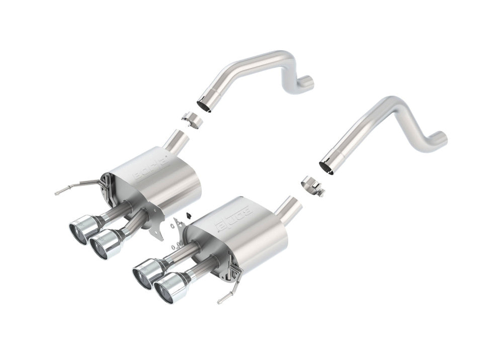 BORLA 11910 Rear Section, CORVETTE C7 Z06 V8-6.2L SC Without AFM / NPP, Tip №47, 2015, sound S-Type Photo-0