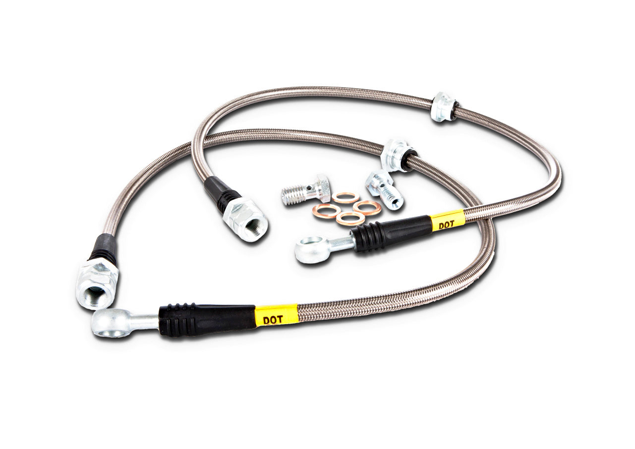 STOPTECH 950.33521 Rear Stainless Steel Brake Line Kit AUDI/VW A3/Beetle/Eos/Golf 2009-2018 Photo-0
