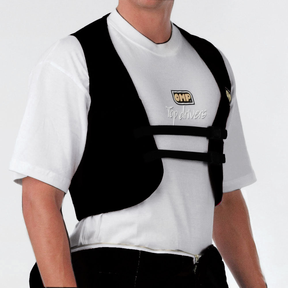 OMP KK0-4001-071-M (KK0400100M071) Rib protection (karting), black, size M Photo-0