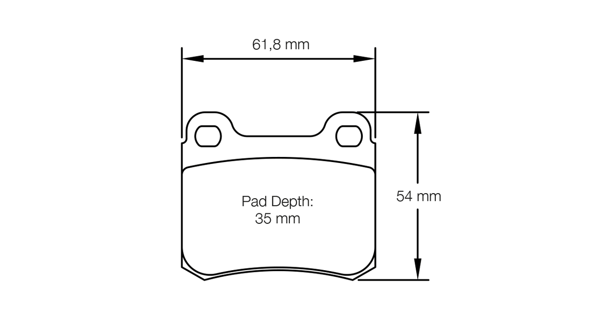 PAGID 1177-RSH42 Rear Brake Pads for OPEL Astra F 2.0 GSI 16V Photo-0