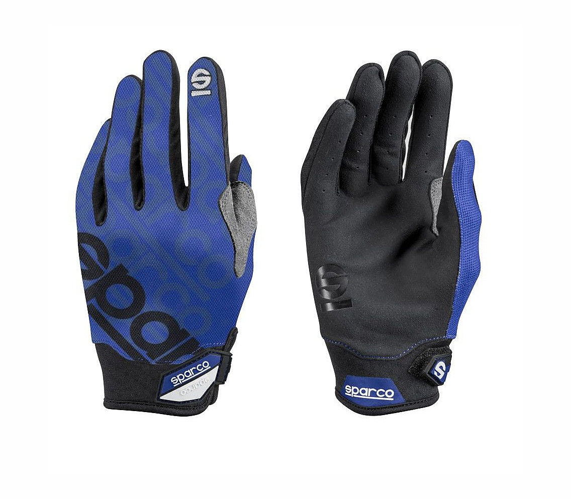 SPARCO 002093AZ2M Meca-3 Mechanics Gloves, blue, size M Photo-0