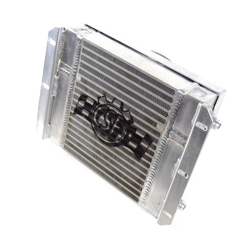 CSF 8026 Speciality Cooling 13.8L x 10H Dual Fluid BAR&PLATE HD OIL COOLER w/9' SPAL FAN Photo-0 