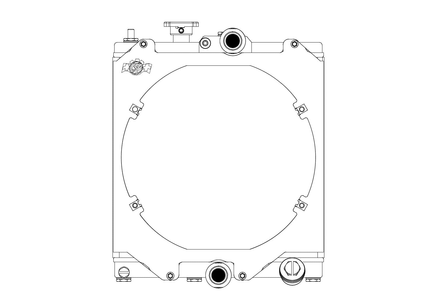CSF 2858X Radiator for MITSUBISHI Evo 7/8/9 Photo-1