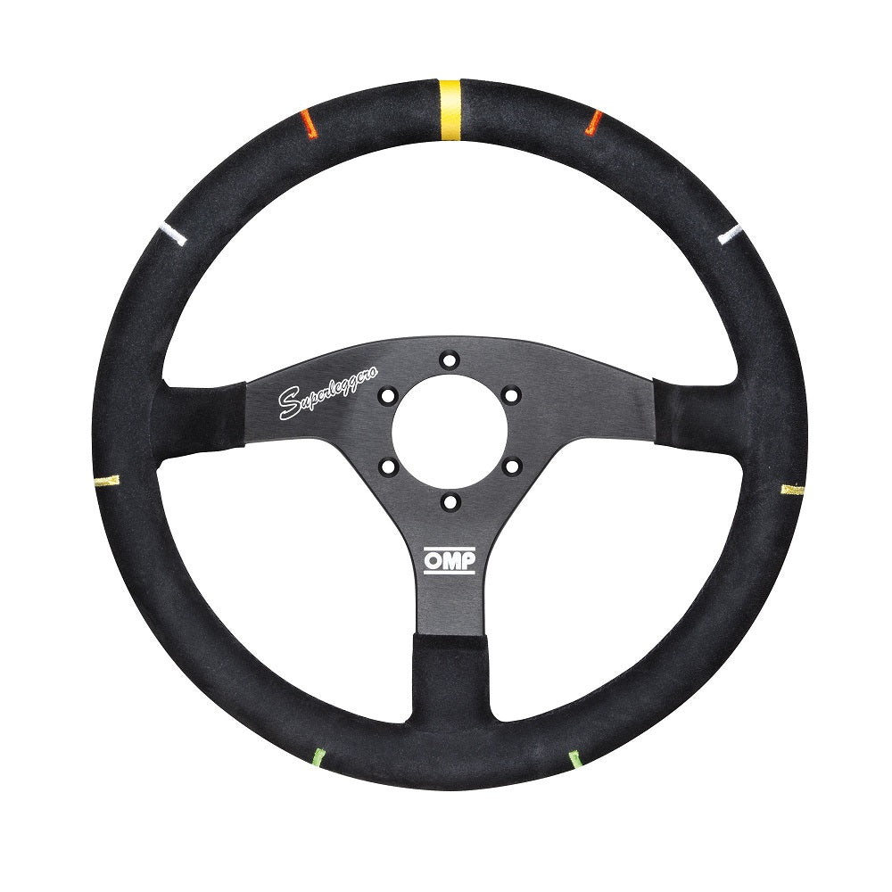 OMP OD0-2046-071 (OD/2046/N) FLAT STEERING WHEEL IN ALUMINIUM Photo-0