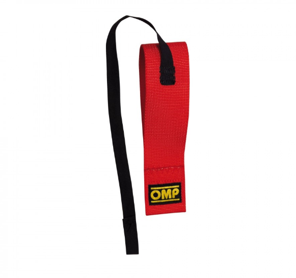 OMP EB0-0580-061 (EB/580/R) Tow hook 2", red, compliant with FIA rules Photo-0