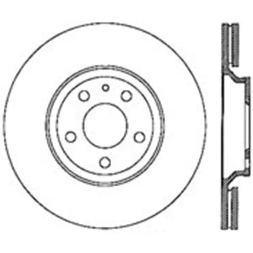 STOPTECH 125.33120 Front Brake Disc 340mm for AUDI TT 3.2 / TT-S (8J) / Golf MK7 R Photo-5