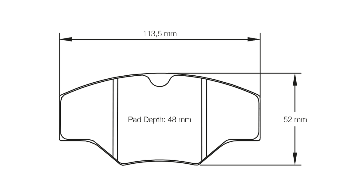 PAGID 1265-RSH42 Brake Pads for AP Racing CP2340 D40 / D48 / CP3228-26 / 27 S4 Photo-0