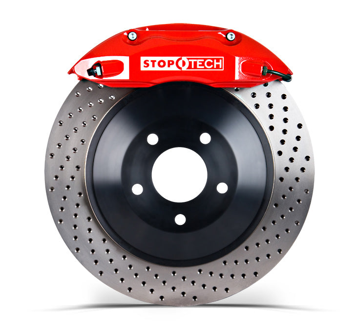 STOPTECH 83.160.0047.72 BBK 2PC ROTOR, REAR DRILLED 355X32/ST40 RED BMW M3 '09 Photo-0