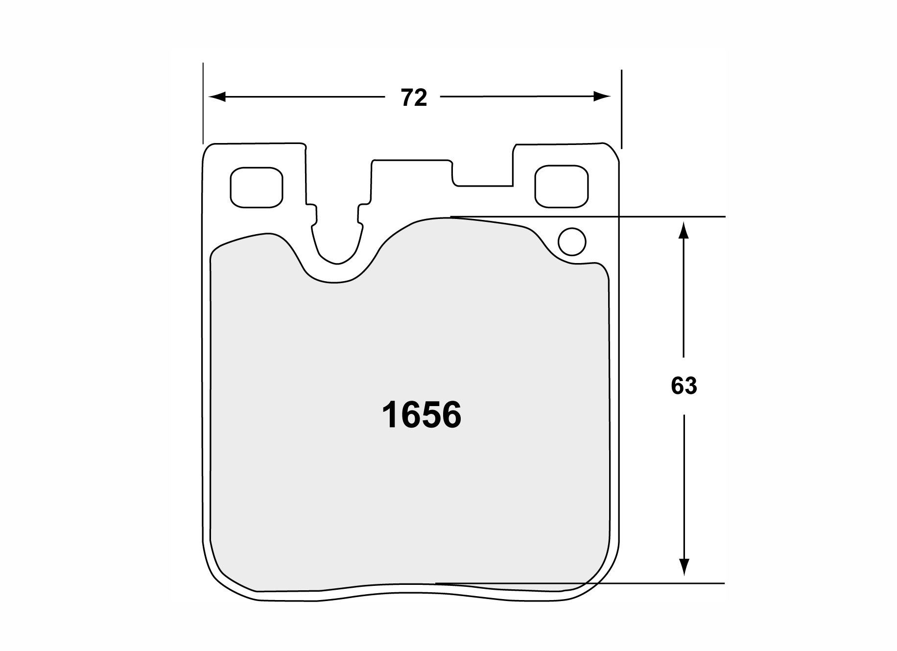 PFC 1656.08.16.44 Rear brake pads RACE 08 CMPD 16mm BMW M3/M4/M2 F80/F82/F83/F87 Photo-0